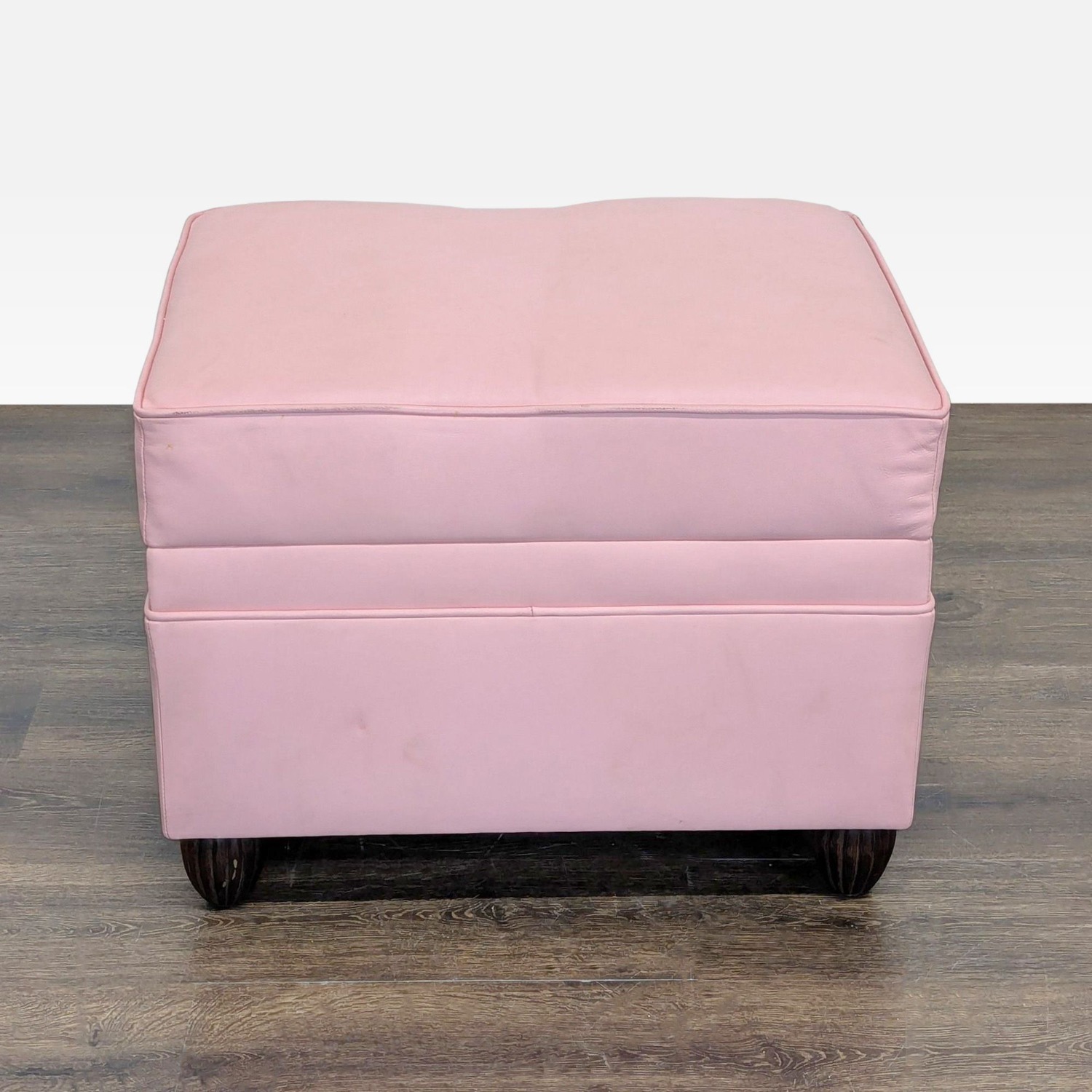 Pink Ottoman with Storage - image-8