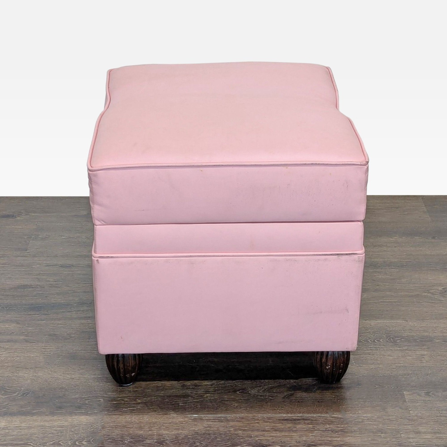 Pink Ottoman with Storage - image-7
