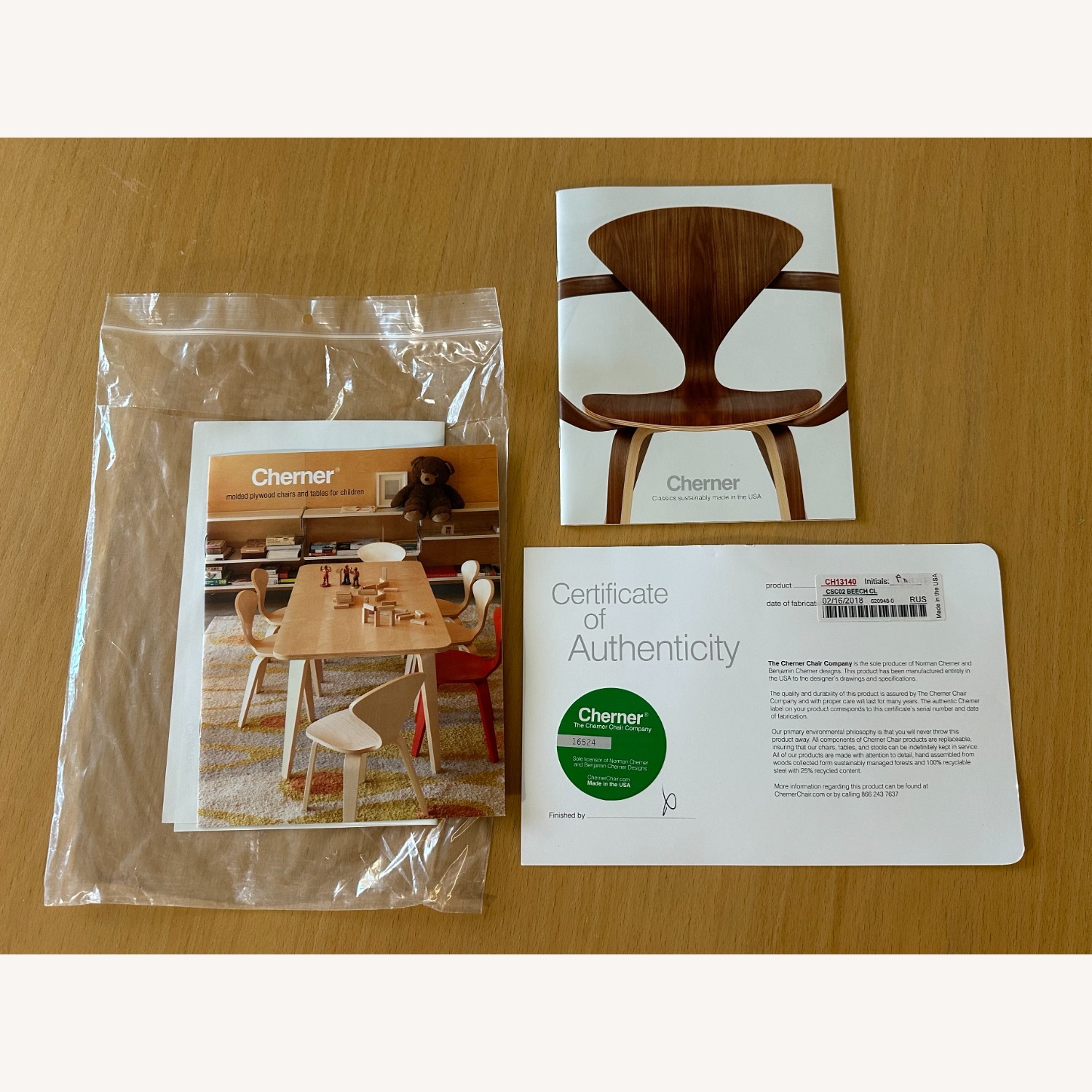 Authentic Cherner 40" Round Dining Set from DWR - image-5