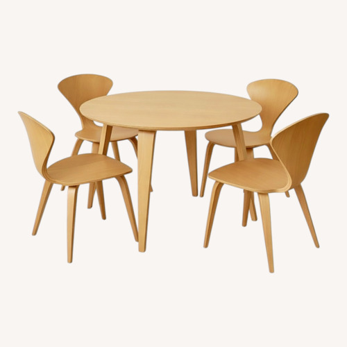 Used Authentic Cherner 40" Round Dining Set from DWR for sale on AptDeco
