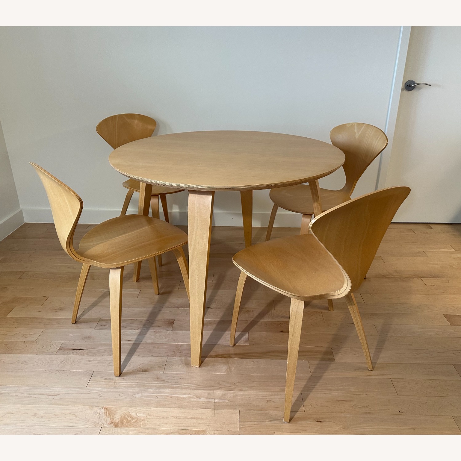 Authentic Cherner 40" Round Dining Set from DWR - image-1
