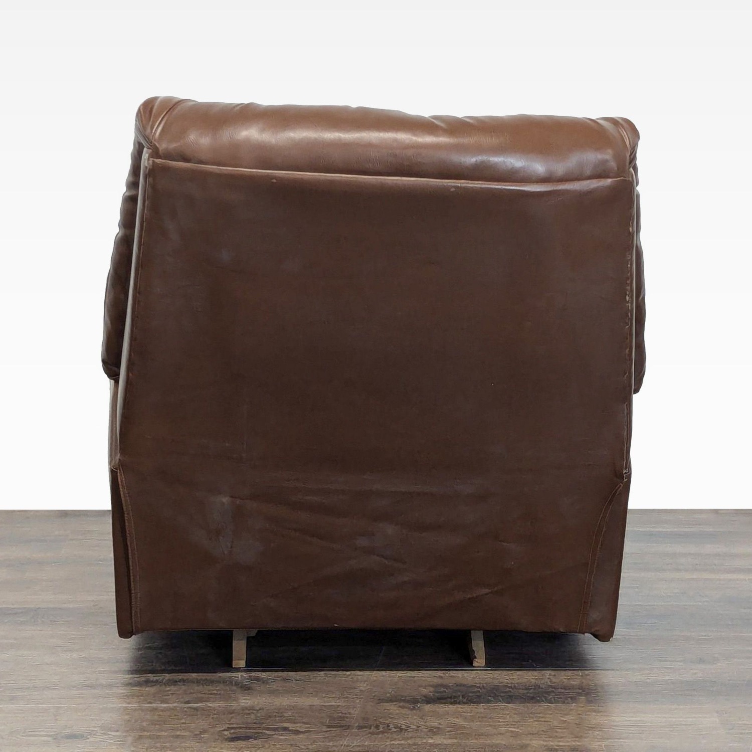 Brown Leather Recliner Lounge Chair - image-6