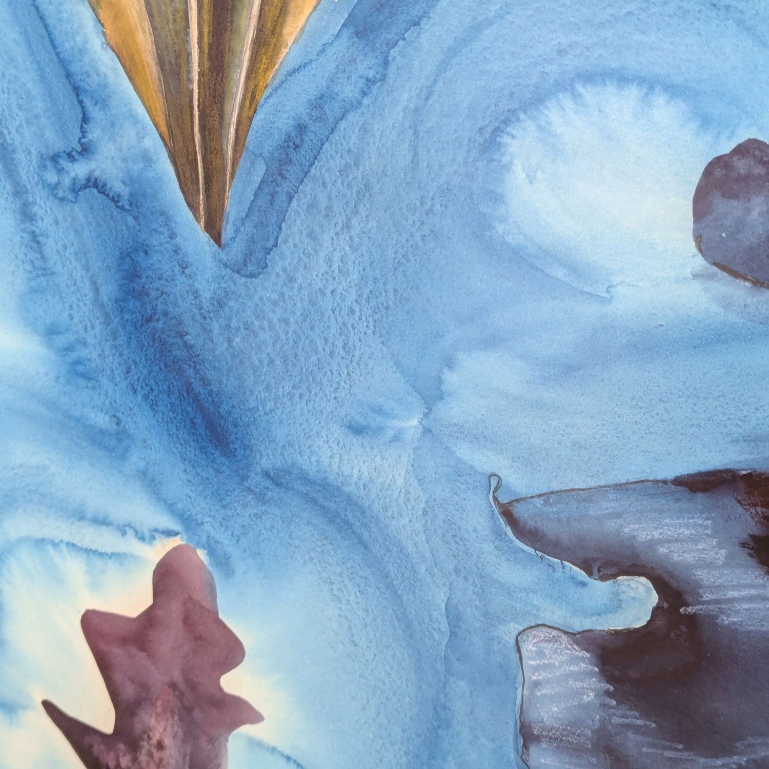 Mary Gizdich Original 1983 Abstract Watercolor - image-5