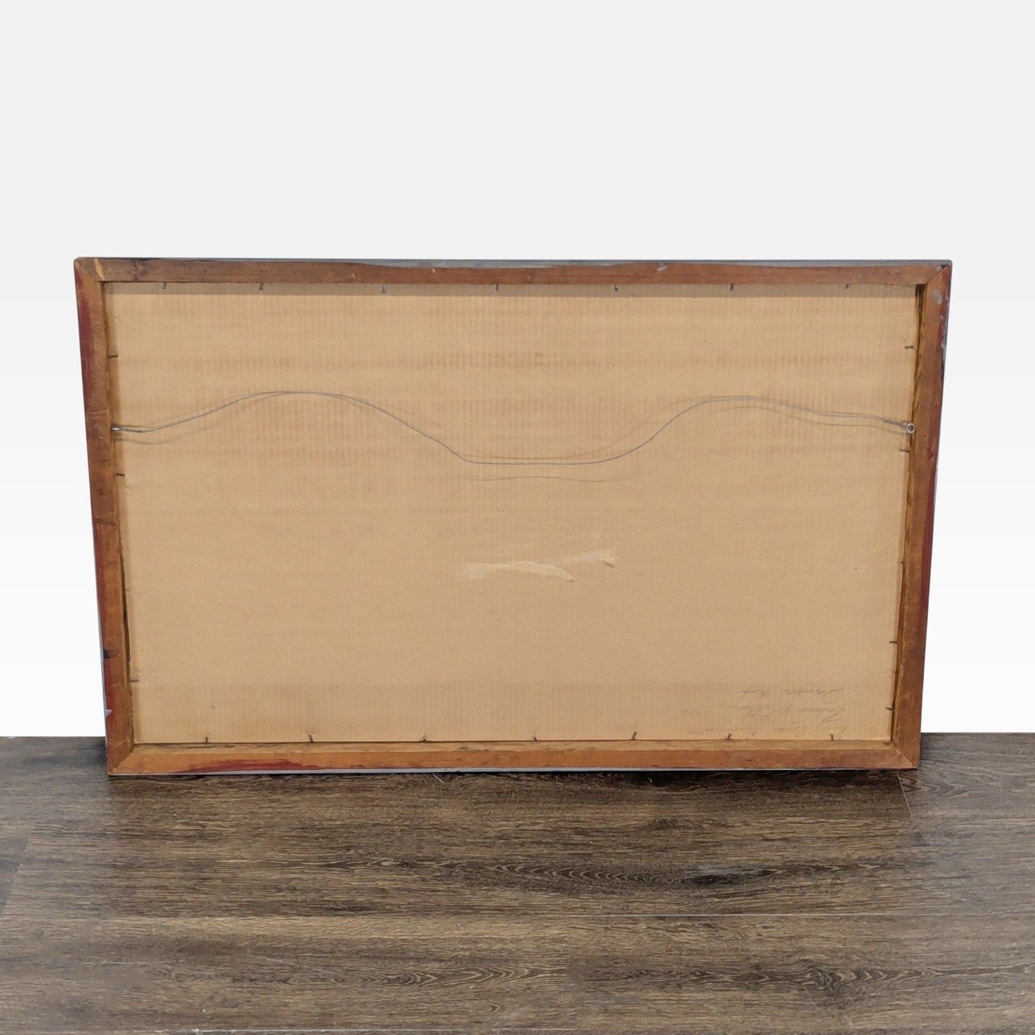 1960 Framed Richard V. Ellery Boatyard Watercolor  - image-2