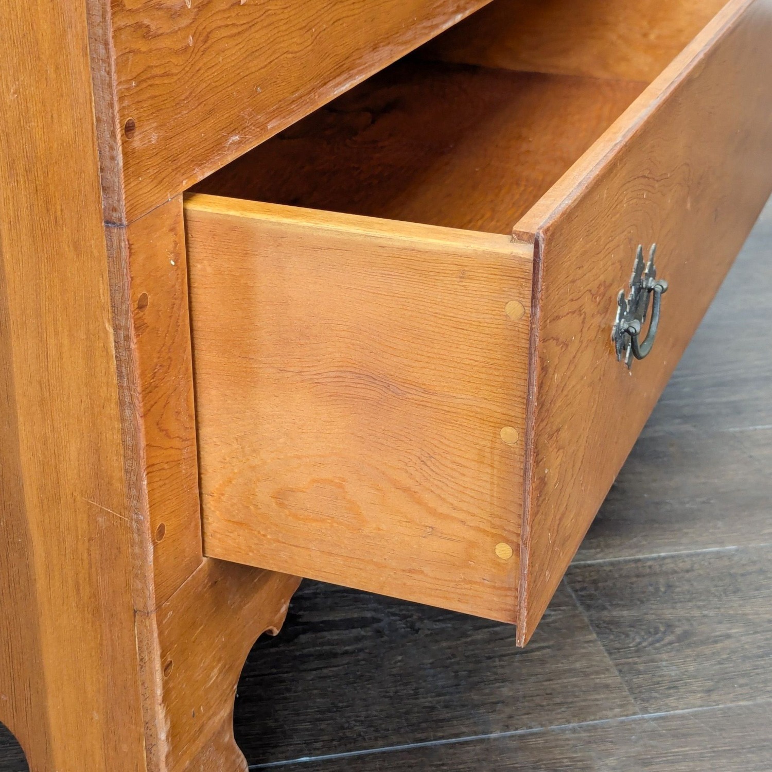 Single Drawer Blanket Chest with Hinged Lid - image-4