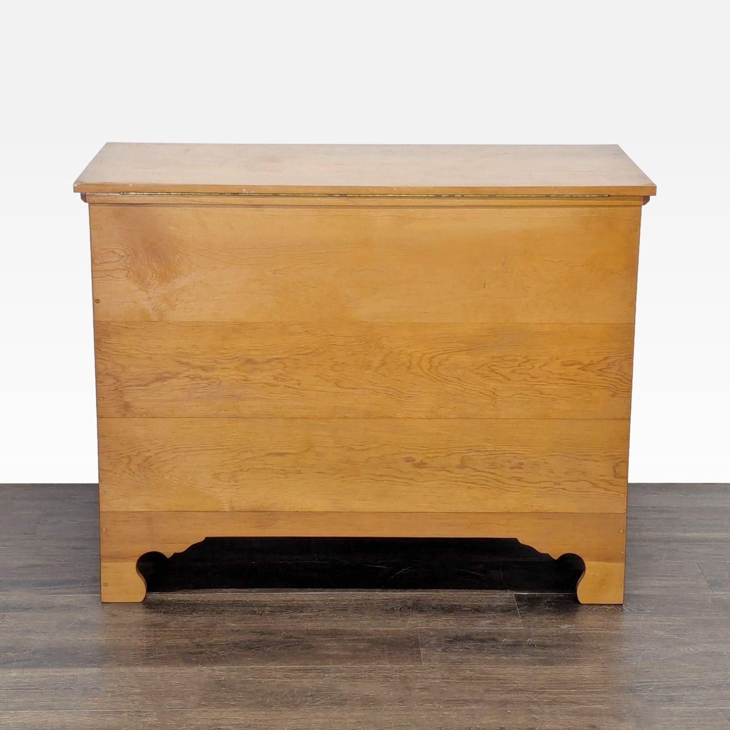 Single Drawer Blanket Chest with Hinged Lid - image-9