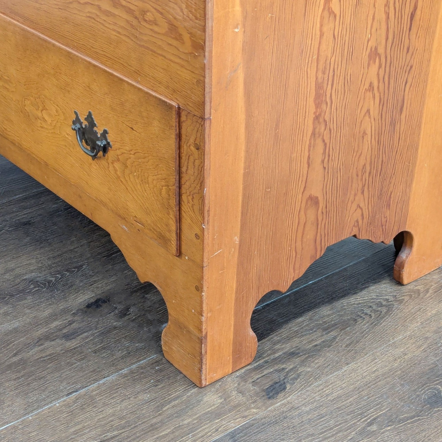 Single Drawer Blanket Chest with Hinged Lid - image-11