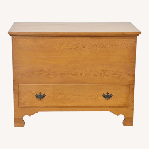 Used Single Drawer Blanket Chest with Hinged Lid	 for sale on AptDeco
