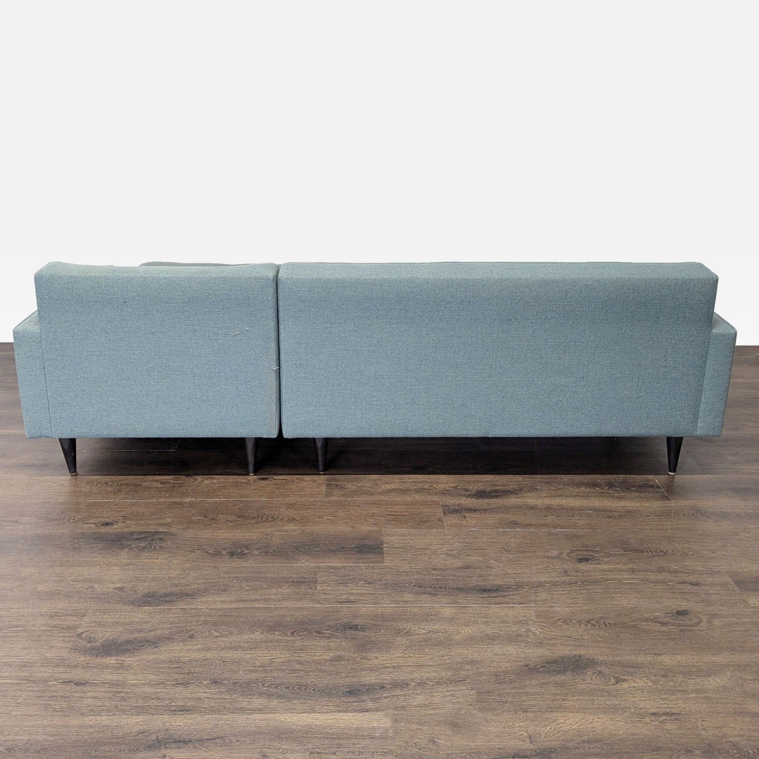 Room & Board Reese Modern Blue Sectional Sofa - image-5