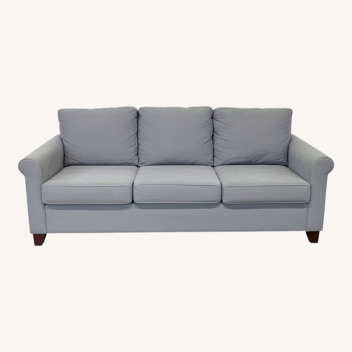 Used Pottery Barn Cameron 3-Seat Gray Sofa  for sale on AptDeco