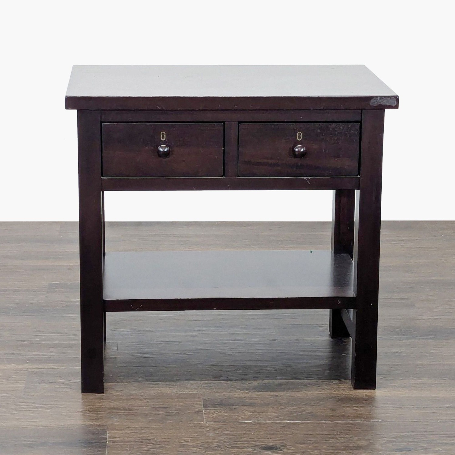 Pottery Barn Farmhouse Bedside Table - image-1