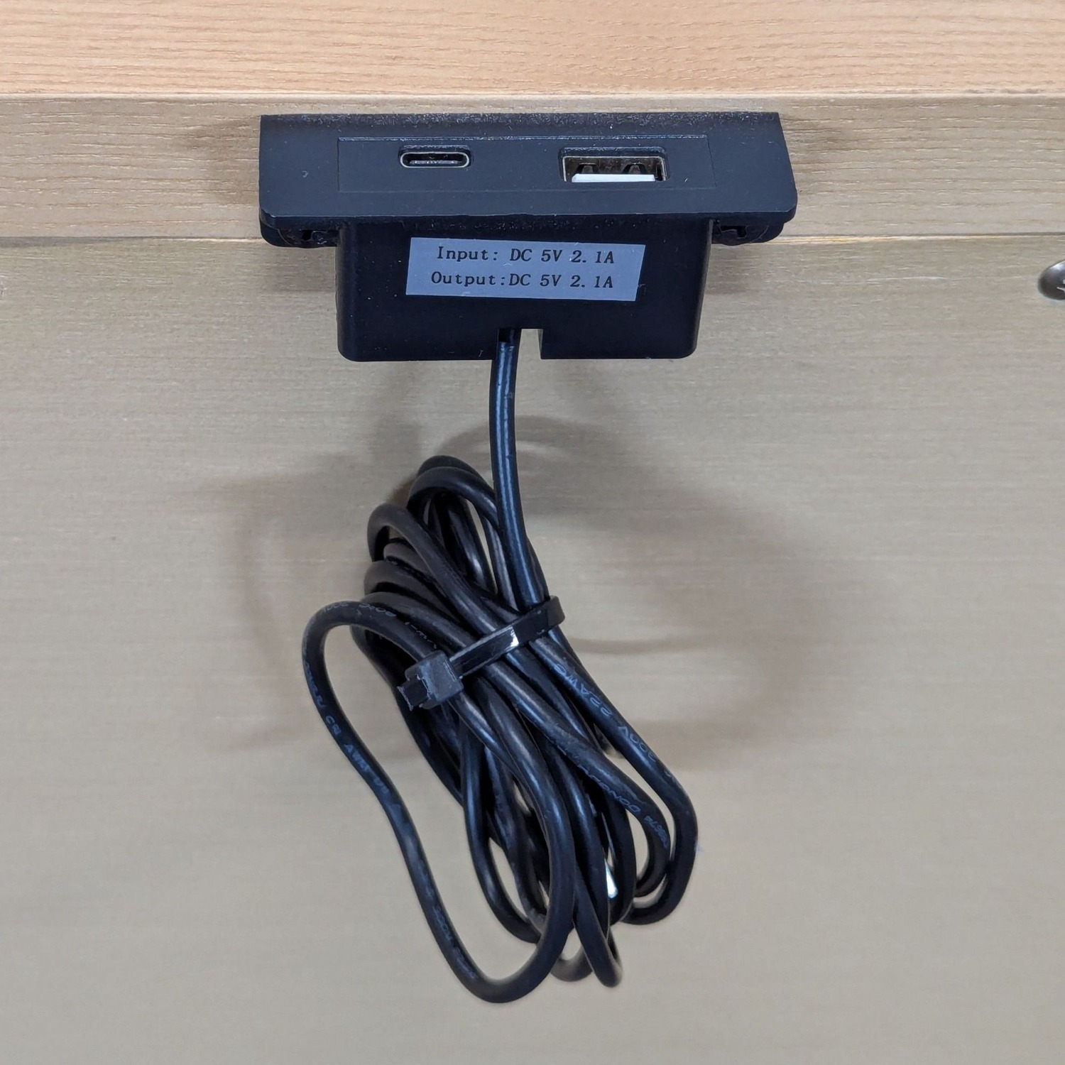 Two Drawer Mid-Century Nightstand - image-7