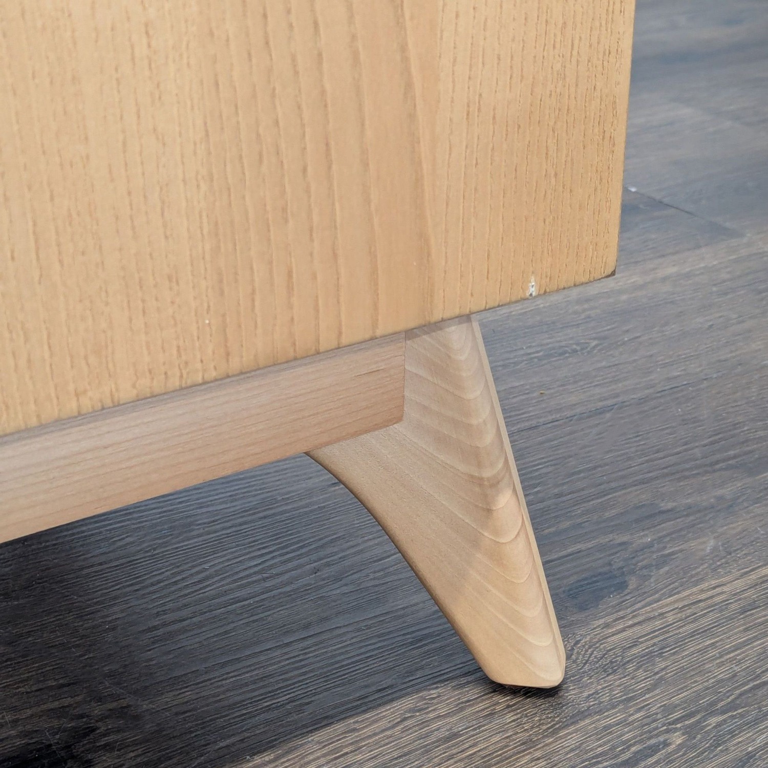 Two Drawer Mid-Century Nightstand - image-9