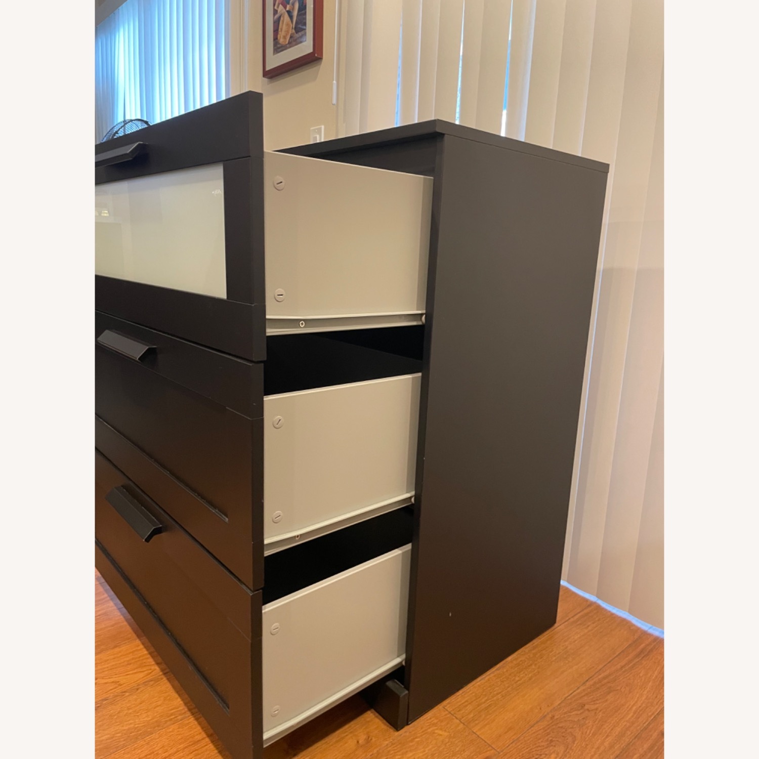 IKEA Brimnes Black Dresser - image-2
