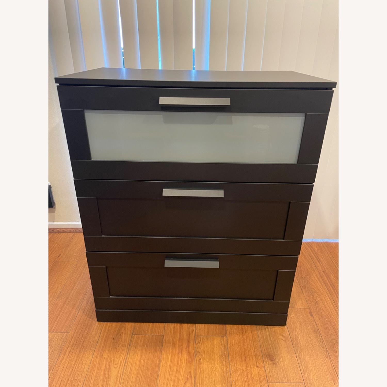 IKEA Brimnes Black Dresser - image-1