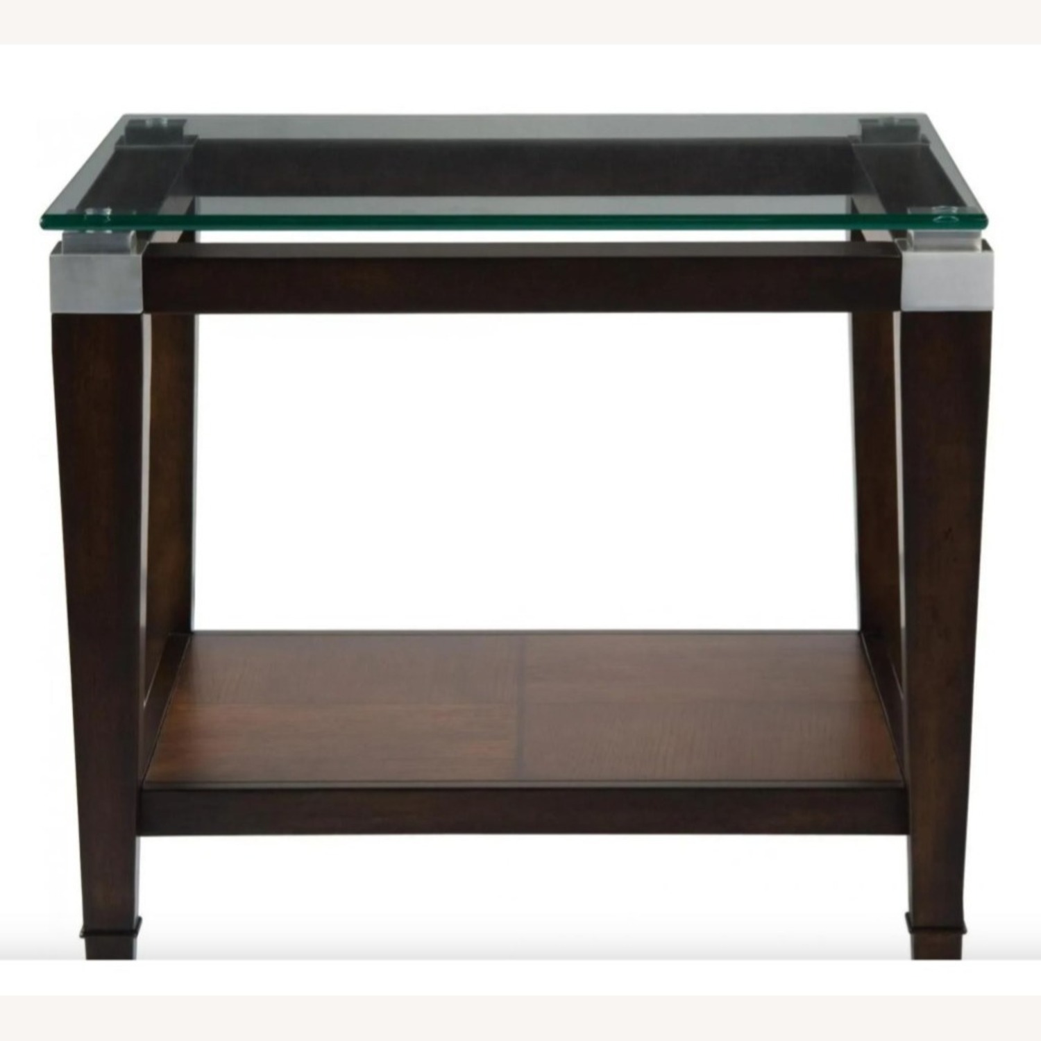 Dunhill Rectangular Glass End Table - image-3
