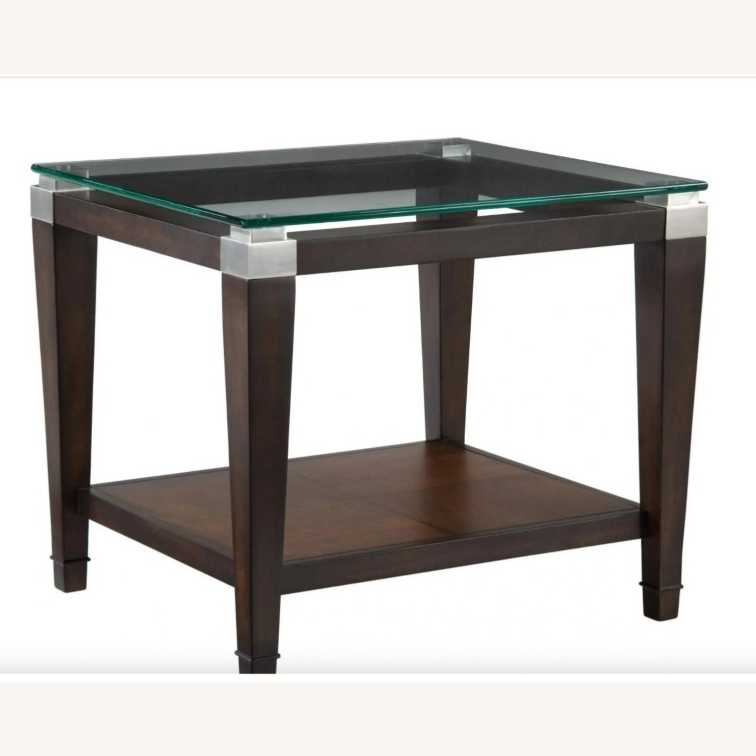 Dunhill Rectangular Glass End Table - image-2