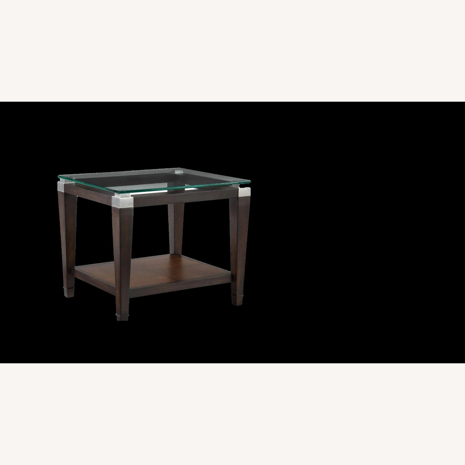 Dunhill Rectangular Glass End Table - image-1
