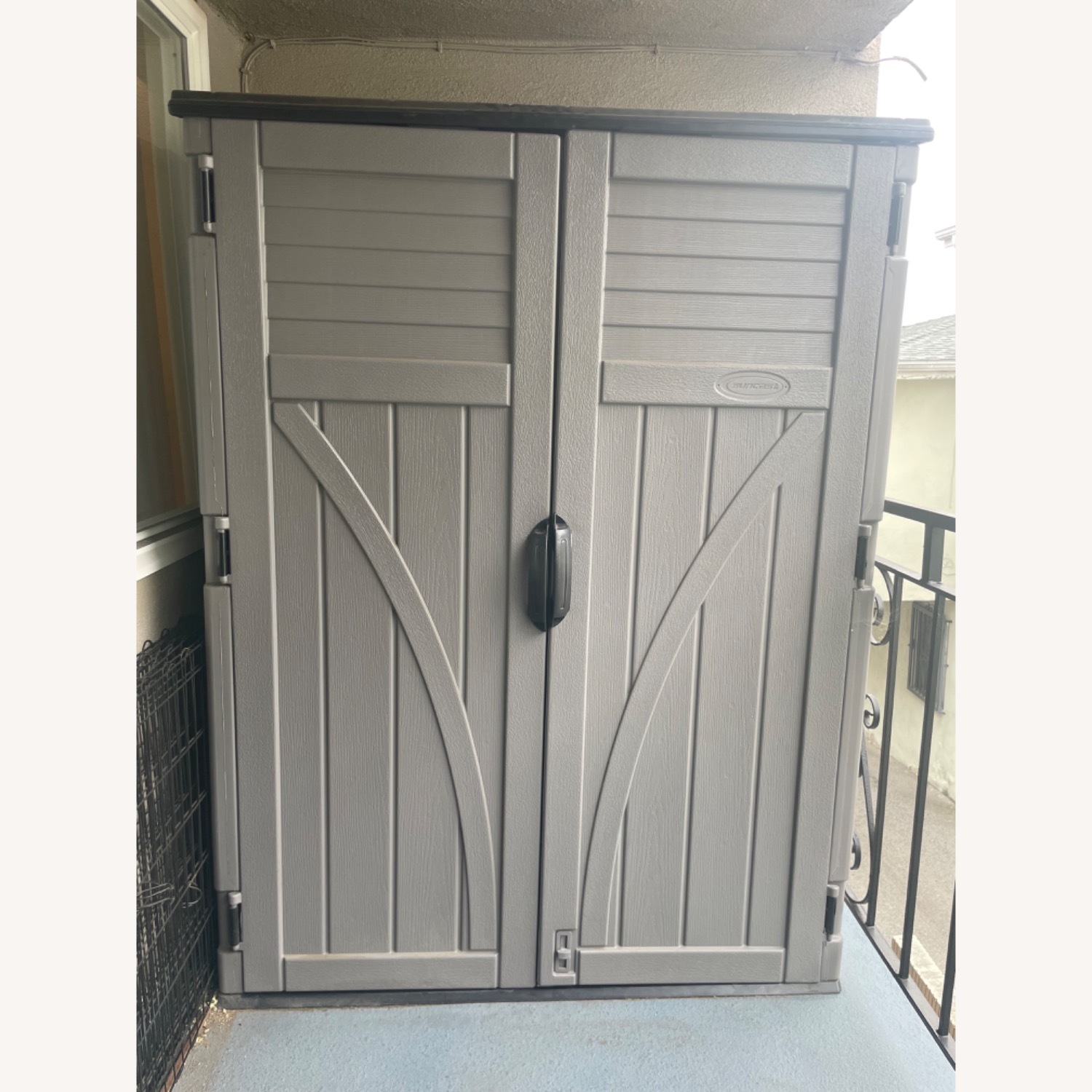 Suncast Vertical Outdoor Storage Shed - image-1