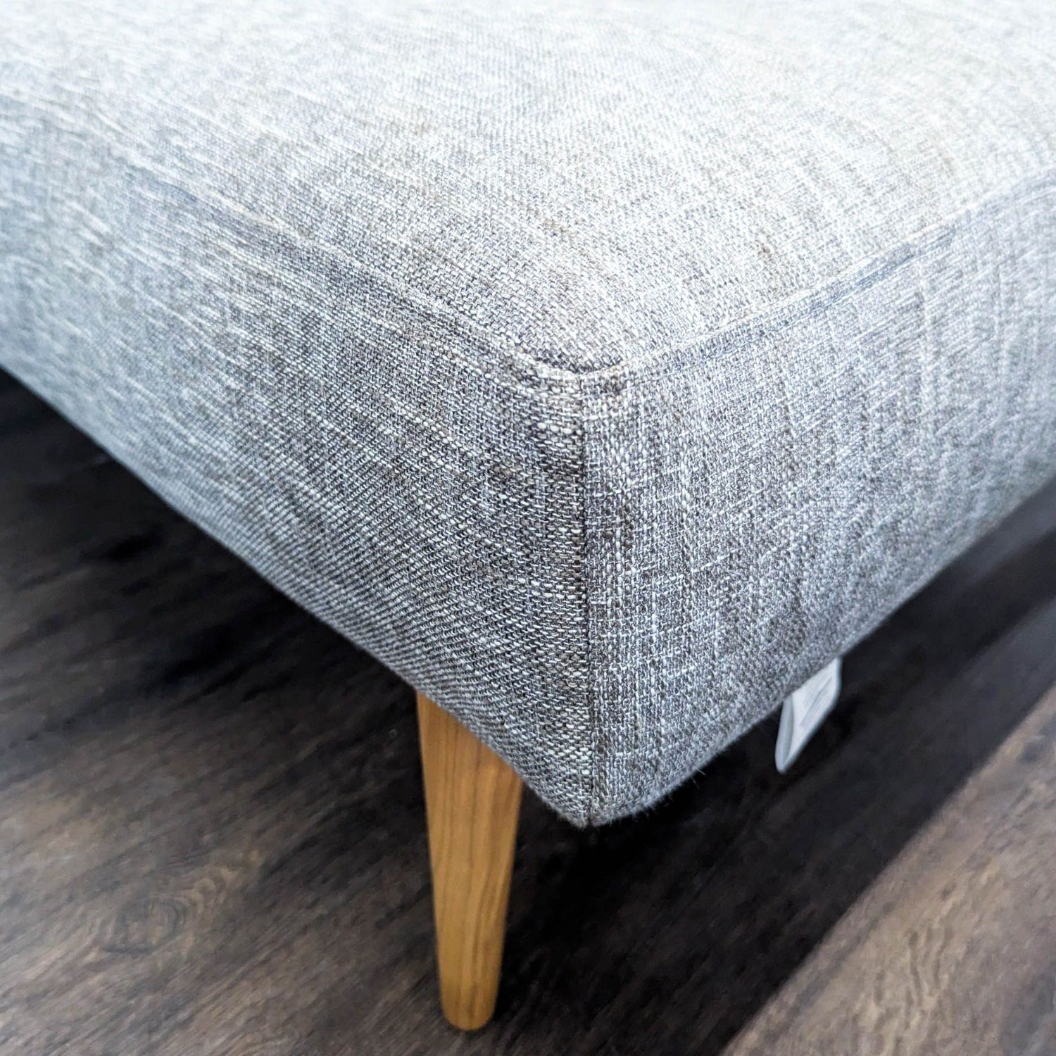 Modern Gray Sleeper Sofa with Wood Legs  - image-9