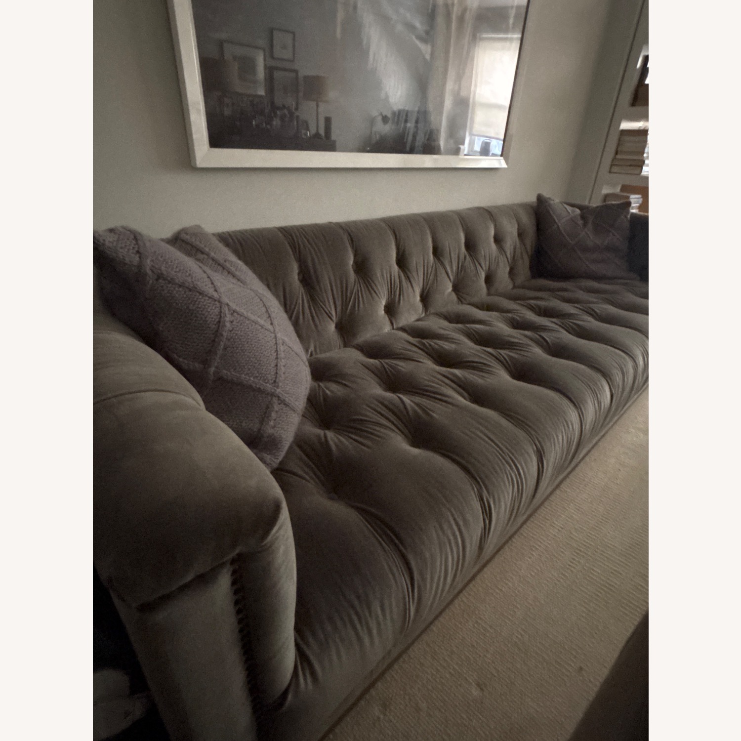 Four Hands Light Gray Fabric 3+ Seater Sofa - image-2