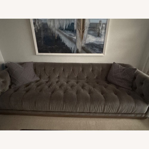 Used Four Hands Light Gray Fabric 3+ Seater Sofa for sale on AptDeco