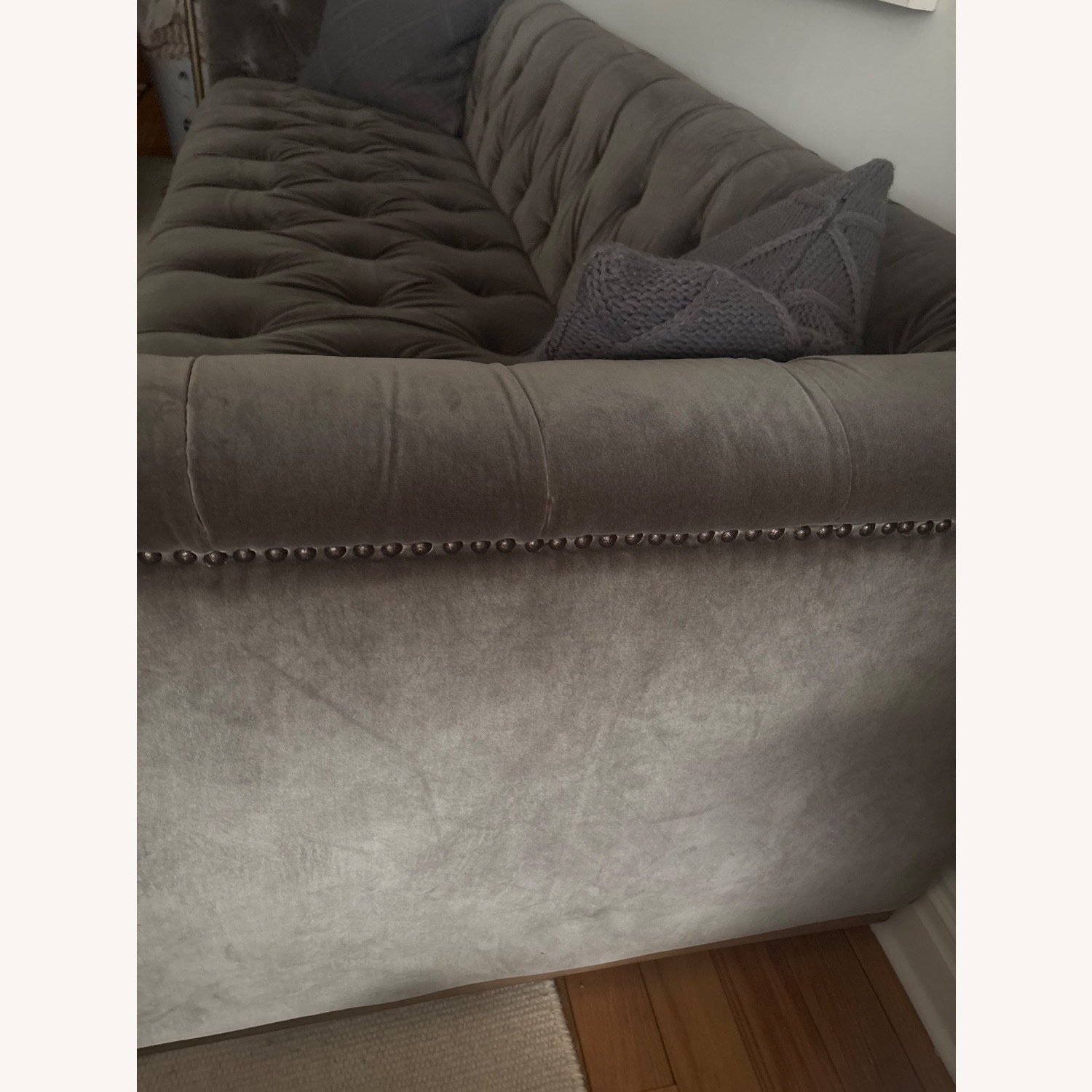 Four Hands Light Gray Fabric 3+ Seater Sofa - image-3