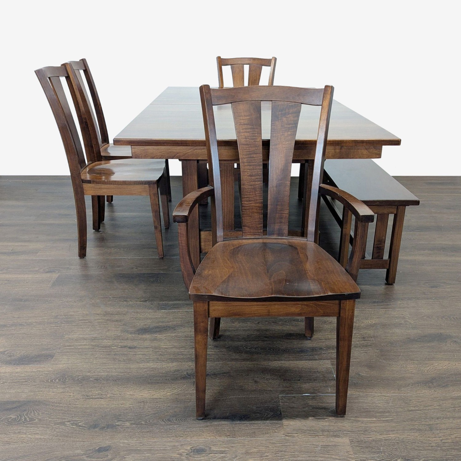 California Dining and Barstools 7-Piece Solid Wood - image-3