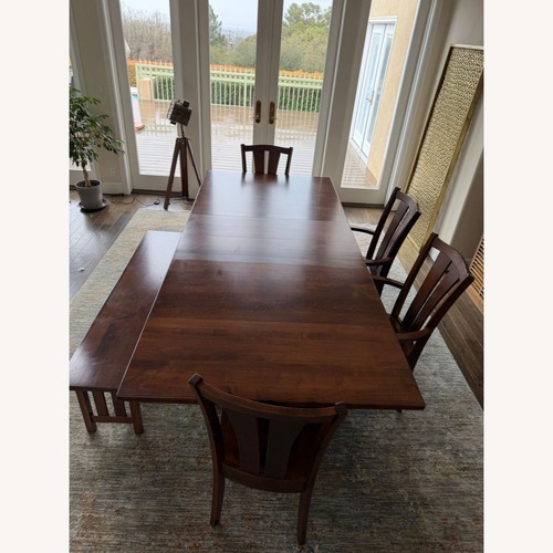 Used California Dining and Barstools 7-Piece Solid Wood for sale on AptDeco