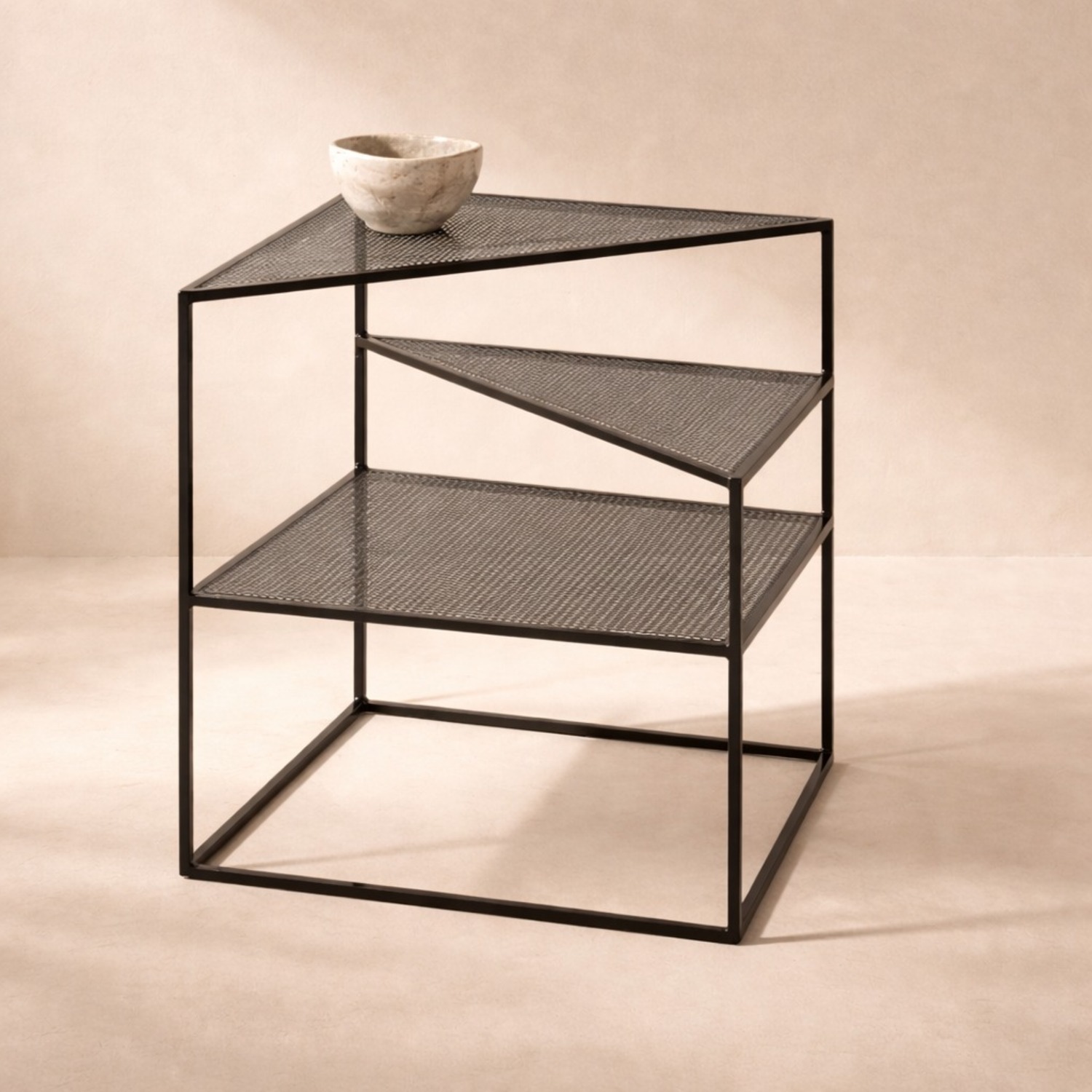 CB2 Josef Black Metal Side Table - image-2