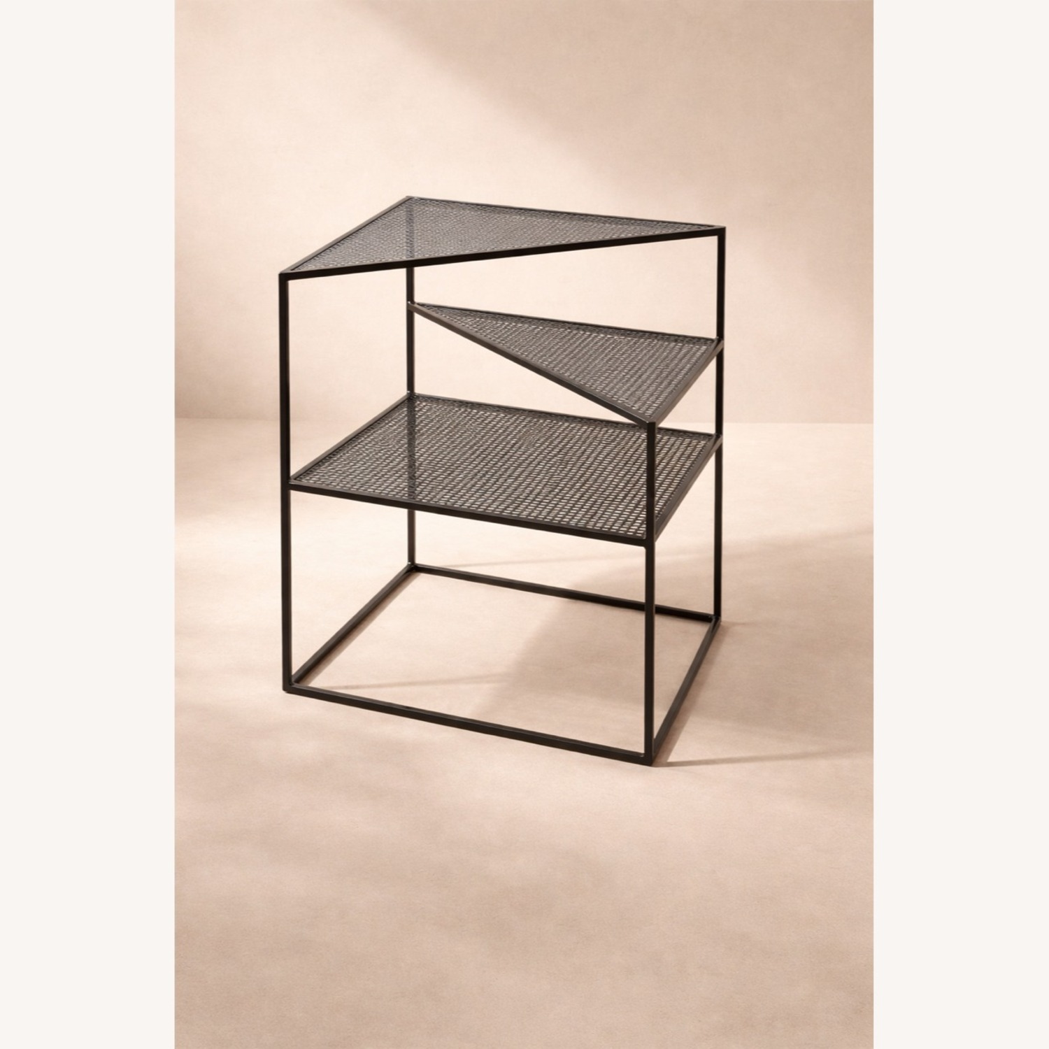 CB2 Josef Black Metal Side Table - image-3