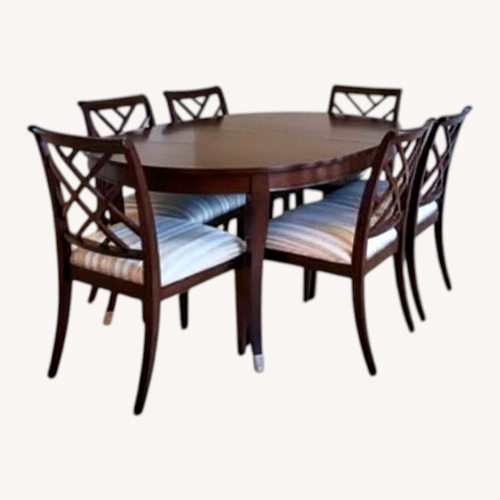 Used Ethan Allen Hathaway Dining Table & Chairs for sale on AptDeco