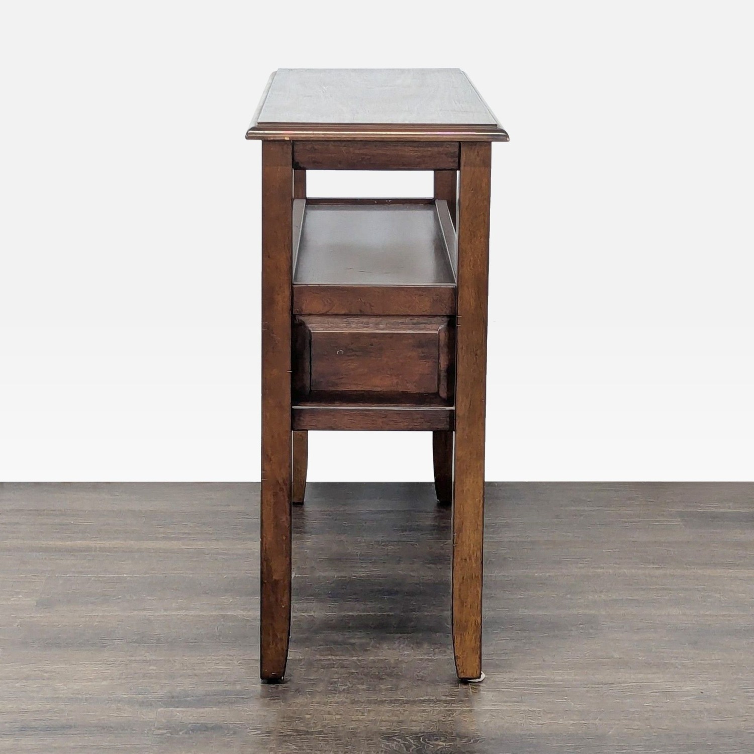 Pier 1 Imports Wooden Two Drawer Console Table  - image-7