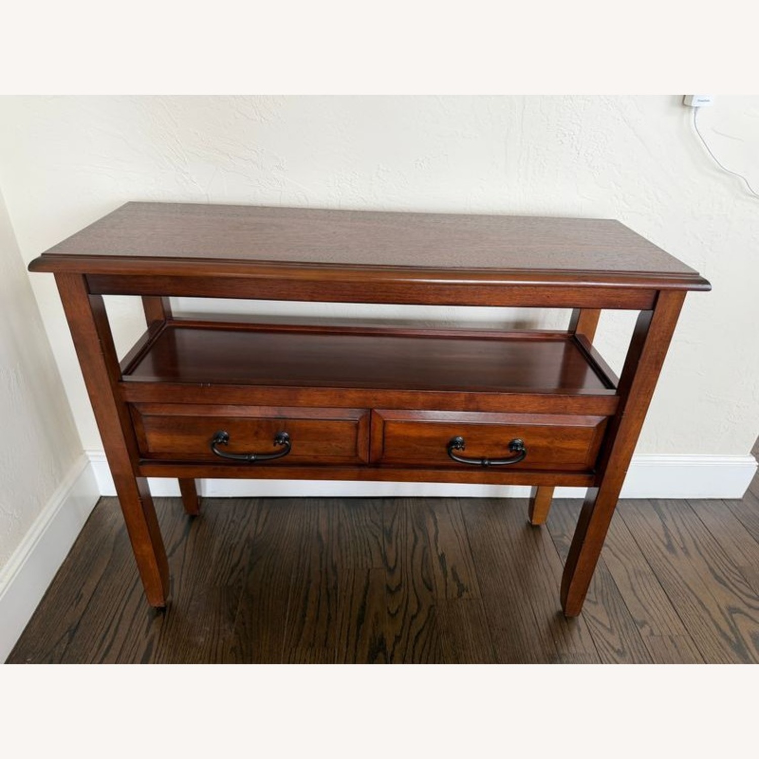 Pier 1 Imports Wooden Two Drawer Console Table  - image-10