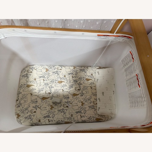 Used Cradlewise Natural Wood Crib for sale on AptDeco