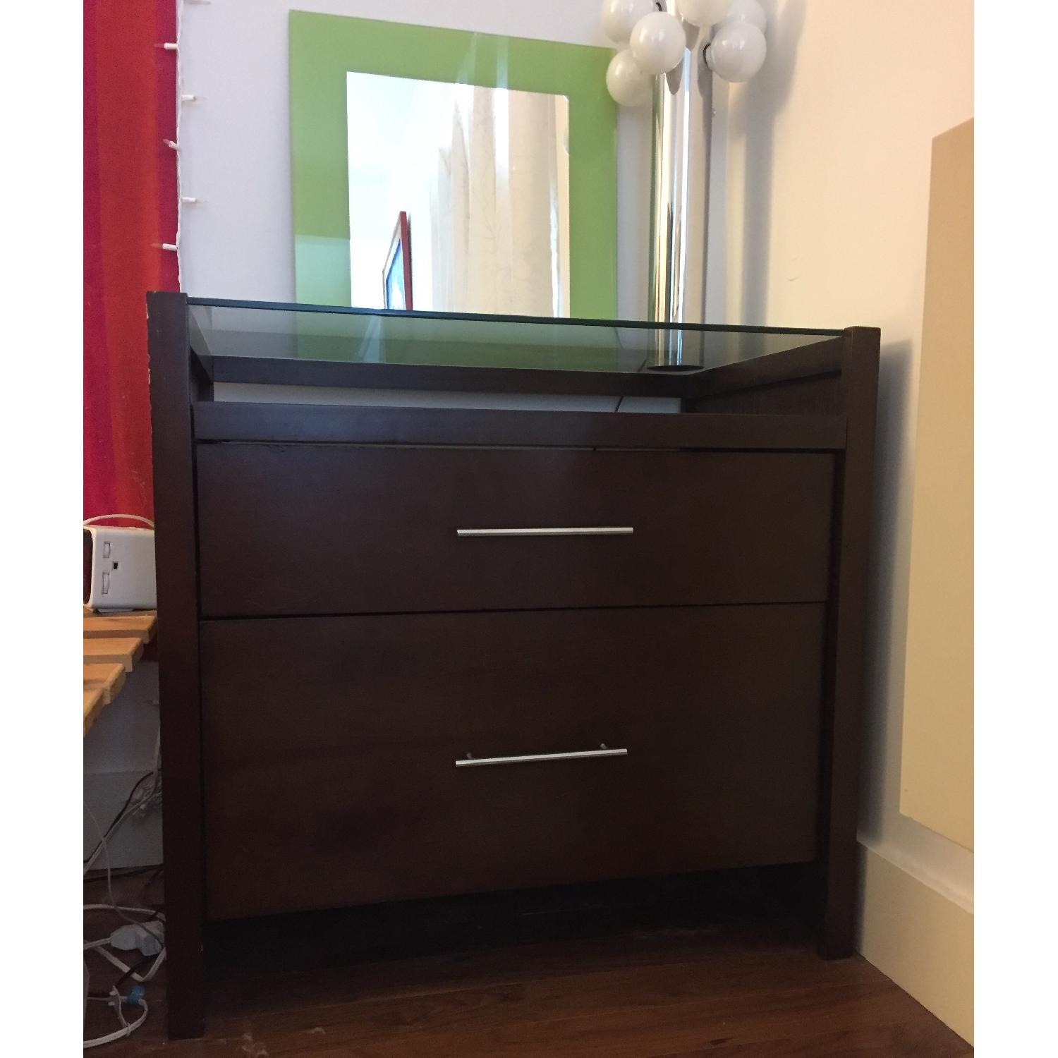 Crate & Barrel Reese Compact Office Dresser - image-7
