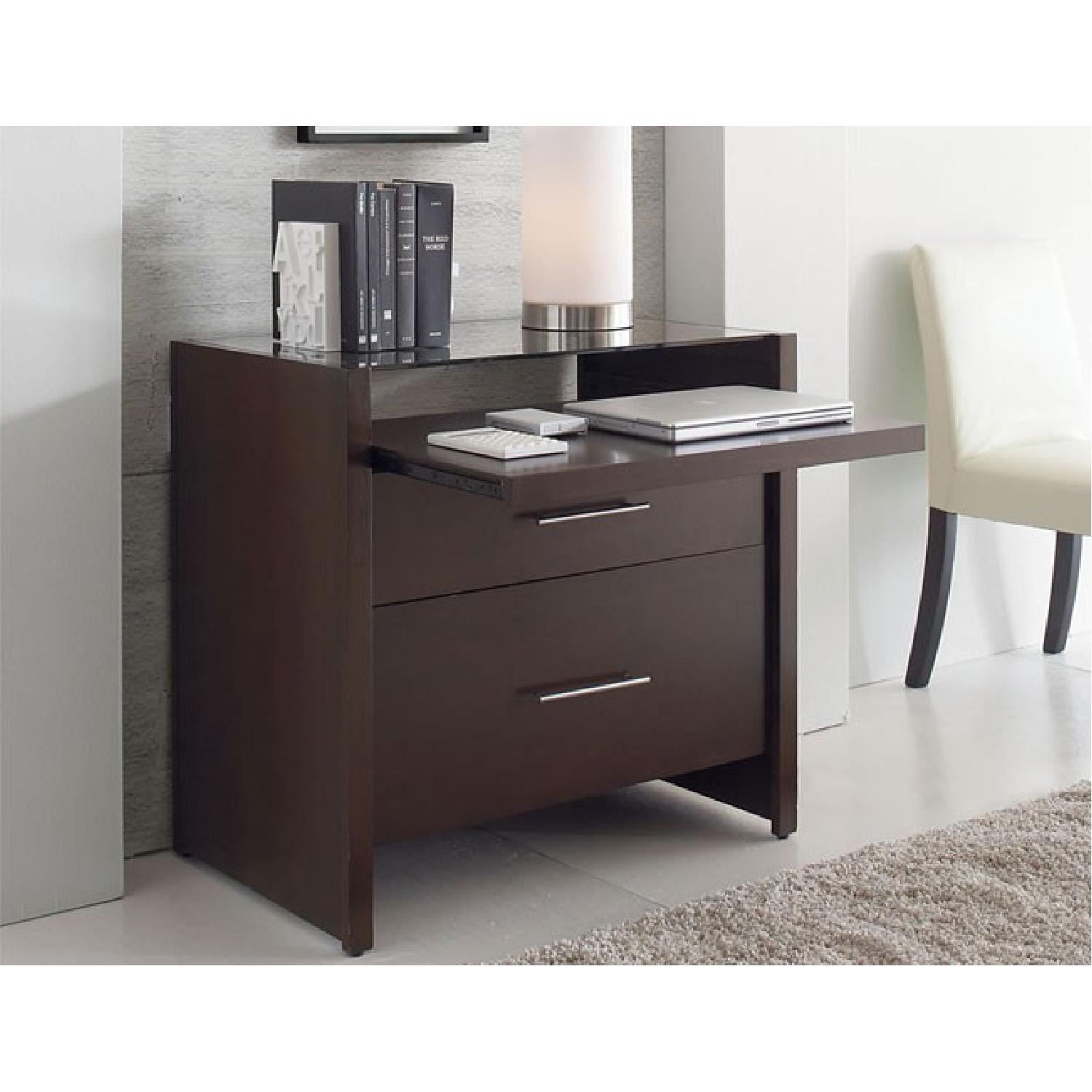 Crate & Barrel Reese Compact Office Dresser - image-3