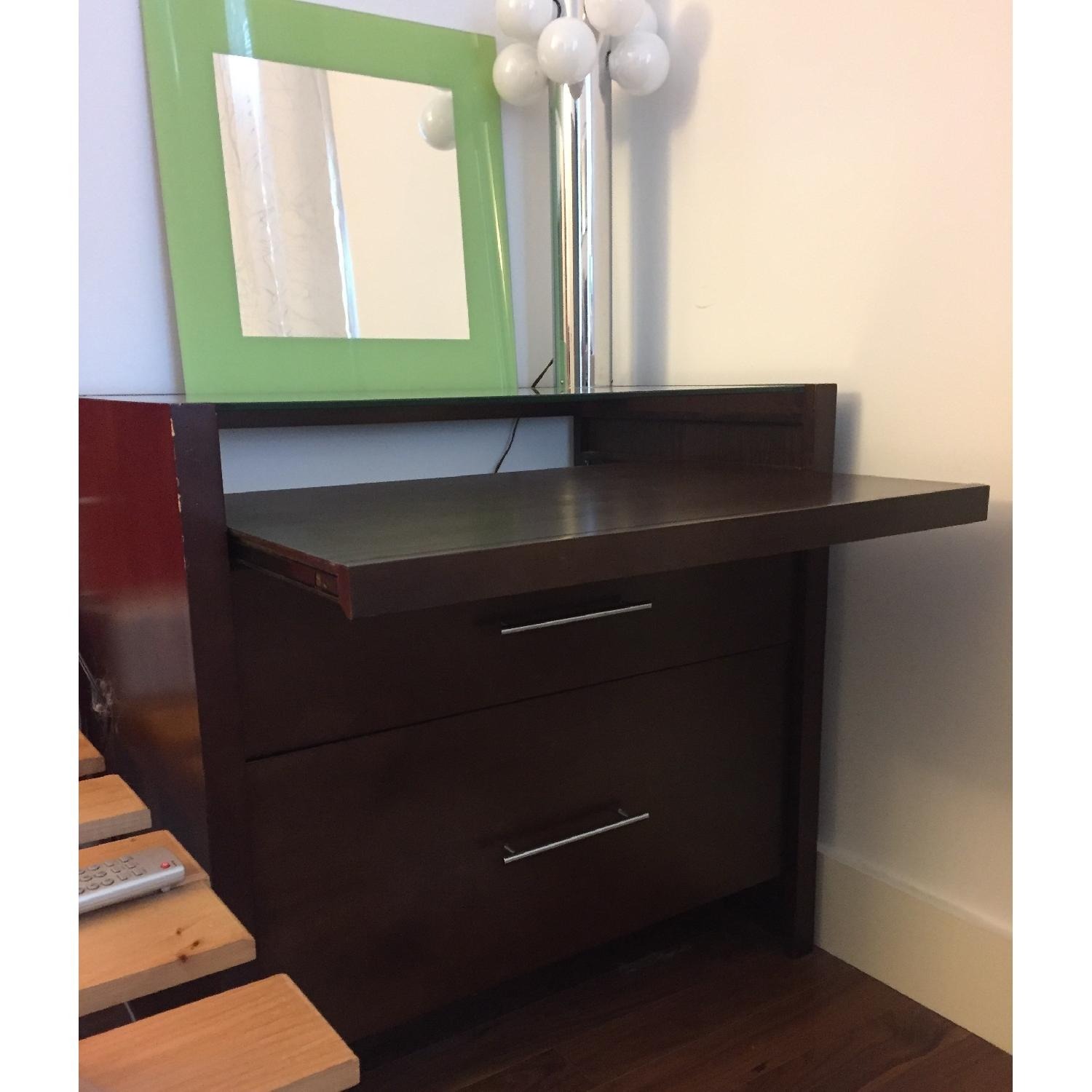 Crate & Barrel Reese Compact Office Dresser - image-4