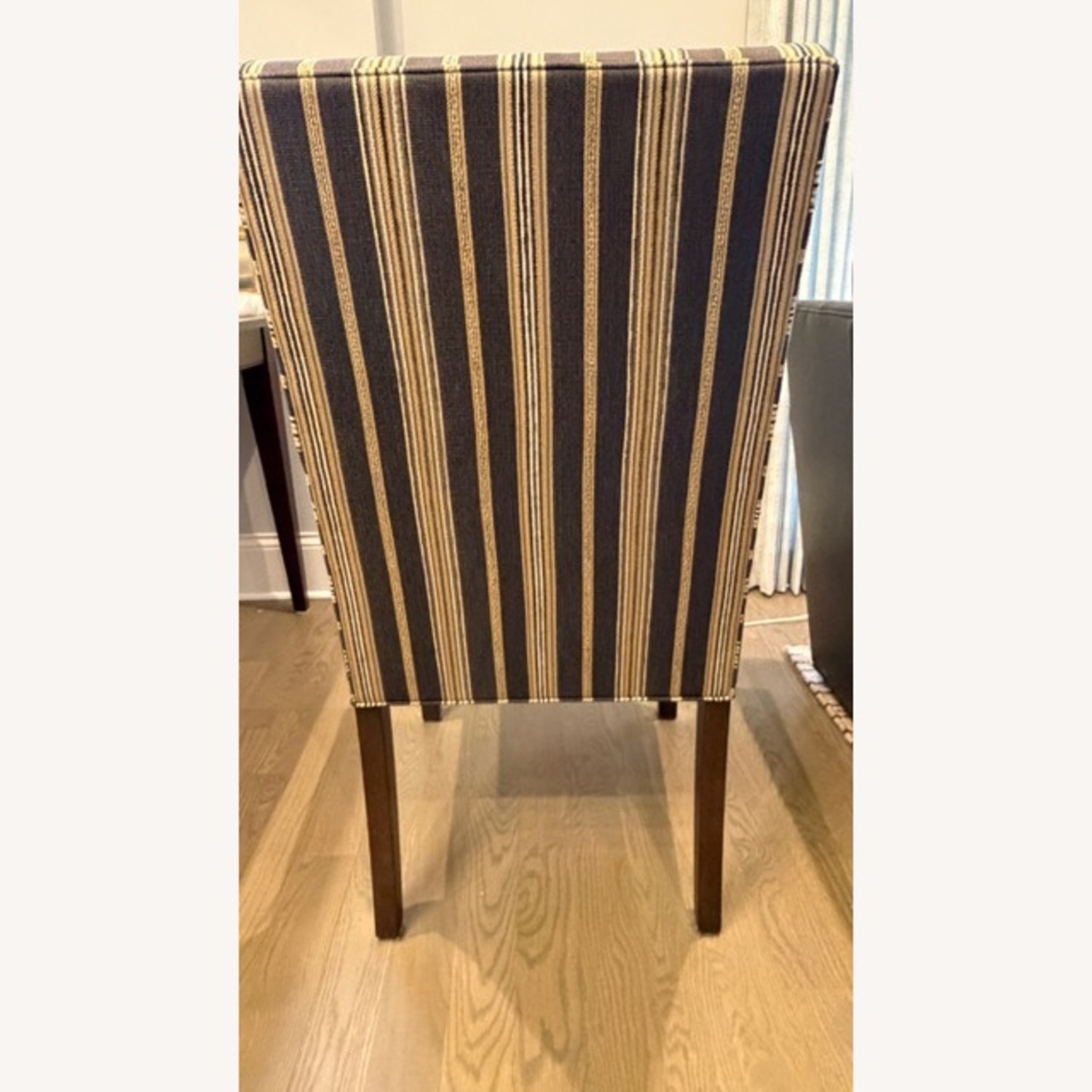 Ethan Allen Thomas Black Gold Dining Chairs - image-4