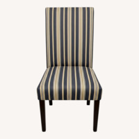 Ethan Allen Thomas Black Gold Dining Chairs