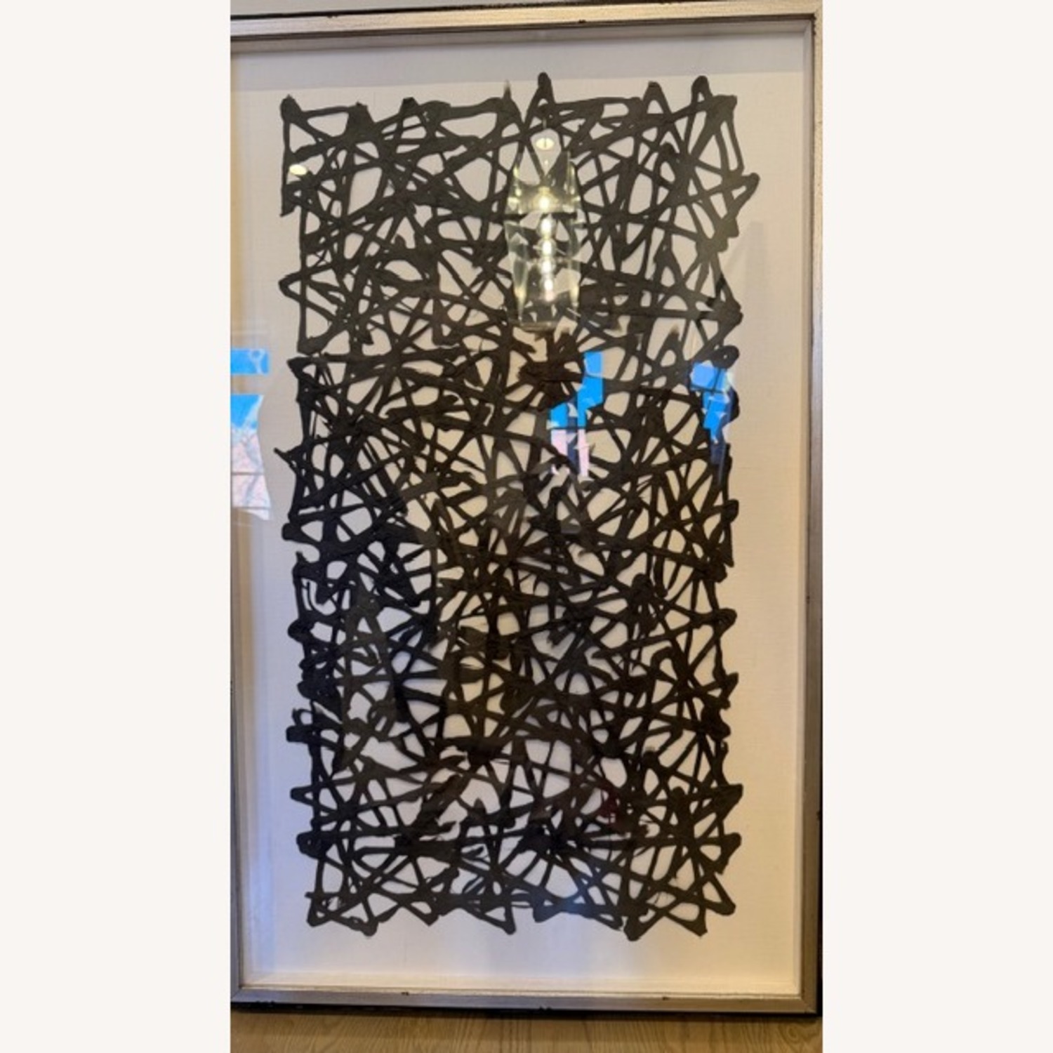 Ethan Allen "Paper Art - Black and Grey  - image-2