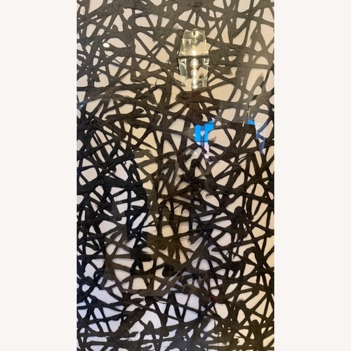 Used Ethan Allen "Paper Art - Black and Grey  for sale on AptDeco