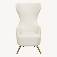 Flexform Natural Velvet Accent Chairs