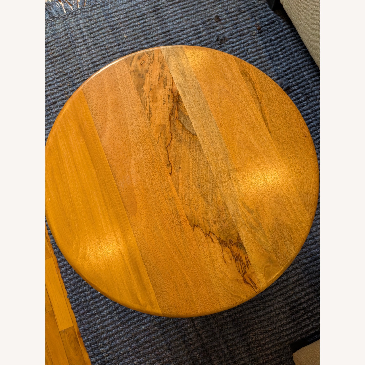 Light Brown Wood Coffee Table - image-2