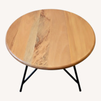 Light Brown Wood Coffee Table