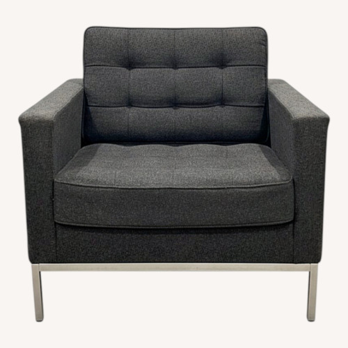 Used Dark Gray Fabric Armchair for sale on AptDeco