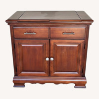 Dark Brown Wood Sideboard