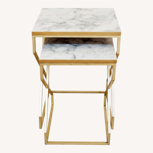 Used White End Table for sale on AptDeco