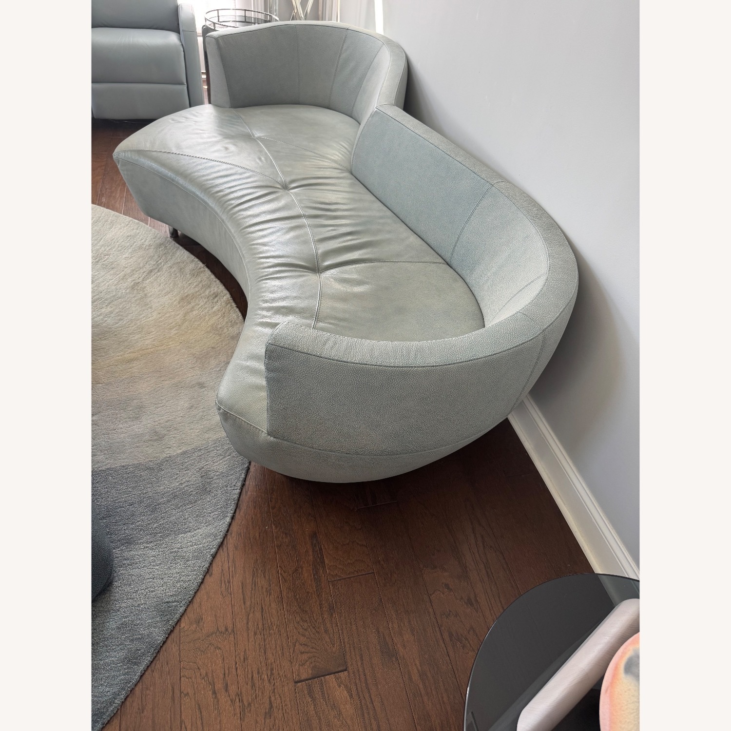 Roche Bobois Digital Leather Sofa - image-3