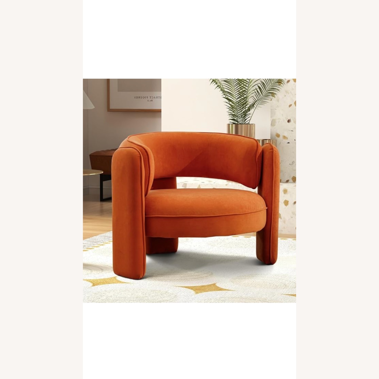 Orange Armchair - image-1